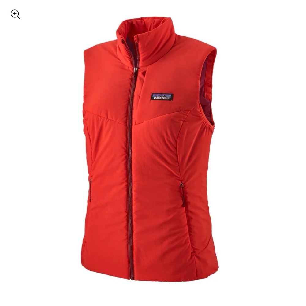 Patagonia Nano Air Vest bright Catalan coral with purple NEW NWT women’s Medium